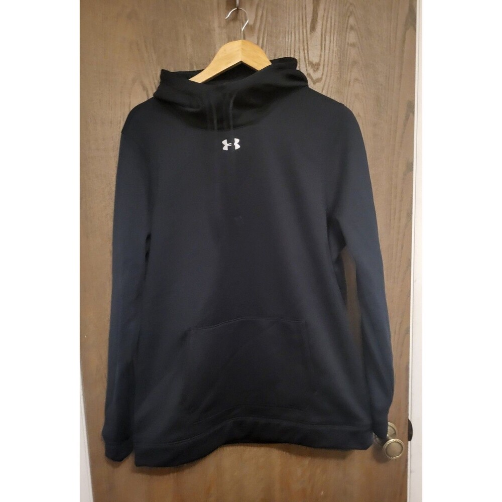 Under Armour Womens Black Loose Fit Tunic Hoodie Jacket Size Large